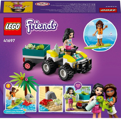 Set LEGO® Friends 41697 Turtle Defenders Car