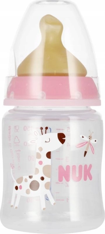 Biberon NUK First Choice, 150 ml, set me 6 copë, rozë