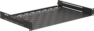 Policë rack Conteg IS120, 19", 1U, e zezë
