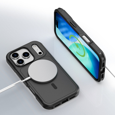 Mbulesë 4smarts Defend për iPhone 17 Pro Max, MagSafe, transparente