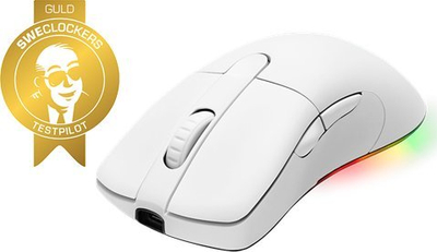 Maus gaming pa kabëll Deltaco GAM107W, RGB, USB, i bardhë