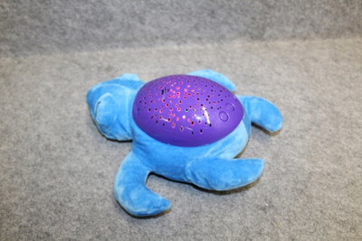 Dritë nate Jamara Dreamy Turtle, LED, me projektor, blu vjollcë