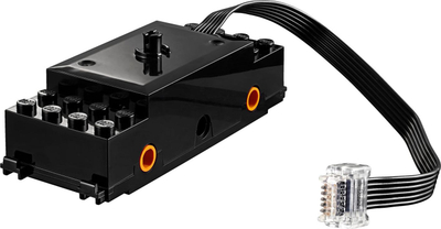 Motor treni LEGO Train Motor, elektrik, me kabllo, ngjyrë e zezë