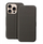 Футрола магнетна фолио Side Magnet за iPhone 14 Pro, со капак, кафеава
