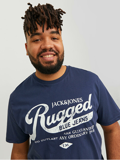 Maicë për meshkuj Jack&Jones PLUS, e kaltër