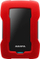 Disk i jashtëm ADATA HD330, 1TB, USB 3.1, i zi me të kuqe