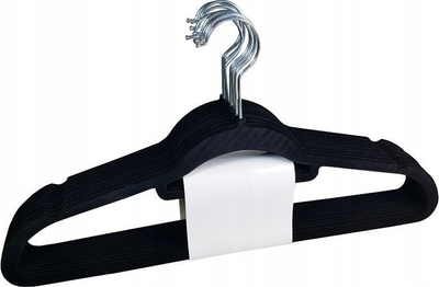 Varëse rrobash Feniks Velour, set 5 copë, plastike, bezhë