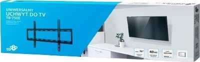 Mbajtës muri për TV TB-750E, deri 70", 40kg, i zi