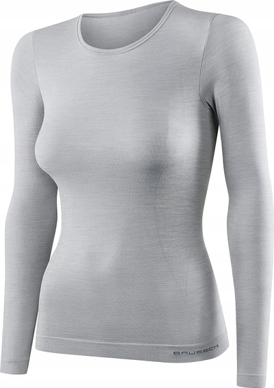 Bluzë termo Brubeck Wool Thermal, lesh merino, për goca, madhësia M