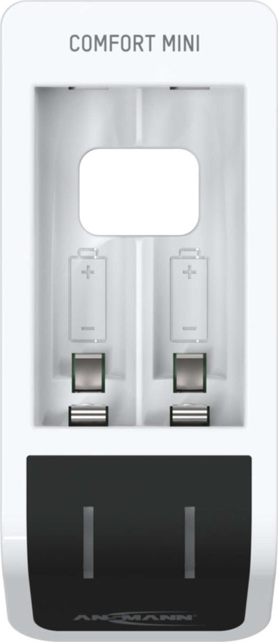 Karikues baterish Ansmann Comfort Mini 1001-0091, NiMH, USB, bardh e zi