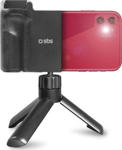Set universal aksesorësh për telefon Tetripod BT Set, për foto dhe video, kompakt, i zi
