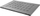 Raft për rack 19" Lanberg SHELF, 1U, 800mm, i zi