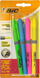 Marker nënvizues BIC Special Format, set 4 copë, shumëngjyrësh