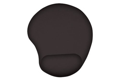 Mousepad ergonomik Trust BigFoot, mbështetëse xheli, bazë kundër rrëshqitjes, i zi