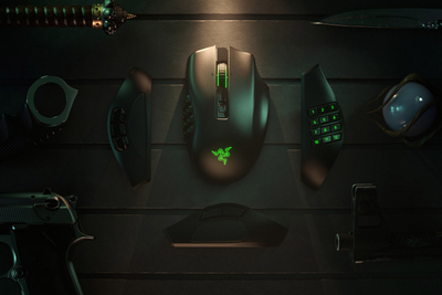 Maus Razer Naga Pro, Gaming, RF Wireless, i zi