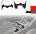 Folie mbrojtëse GrizzGlass PianoSkin për brendinë e Ford Mondeo MK5 (2014-2022), e zezë mat, 2 në 1