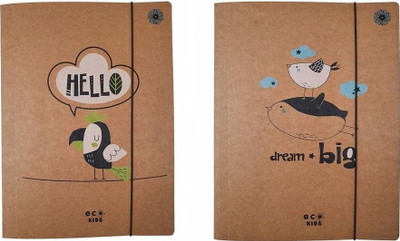 Dosje A4 me llastik Promised Land Eco Kids, set 10 copë, shumëngjyrëshe