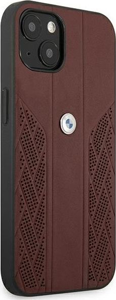 Maskë telefoni BMW BMHCP13MRSPPR, për iPhone 13 6.1", hardcase lëkurë, e kuqe