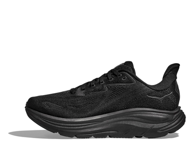 Atlete vrapimi HOKA Clifton 10 Wide për burra, CMEVA, MetaRocker, të zeza