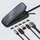 USB Hub Unitek D1046A uHUB H6, 6-në-1, USB-C, M.2 SSD, i hirtë