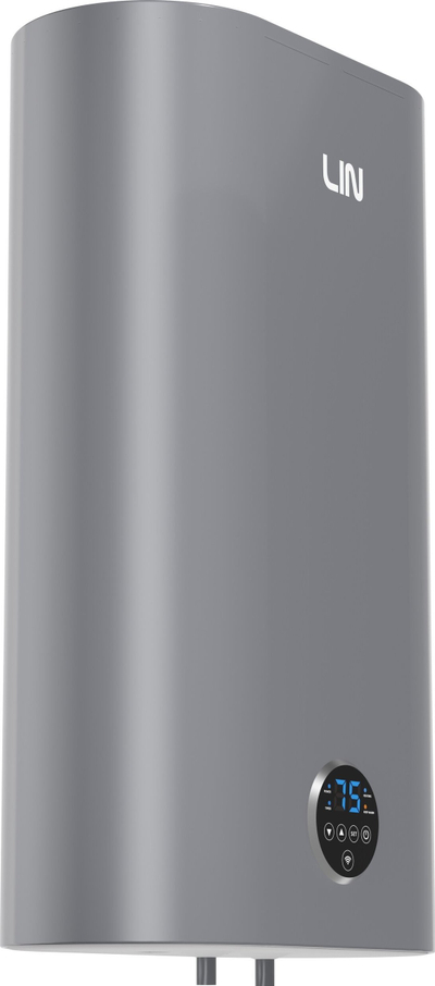 Електричен бојлер Lin LIFVD1, 80L, 2000W, сив со Wi Fi