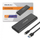 Kuti eksternale për SSD Qoltec 50311, M.2 SATA, USB Type C, e zezë