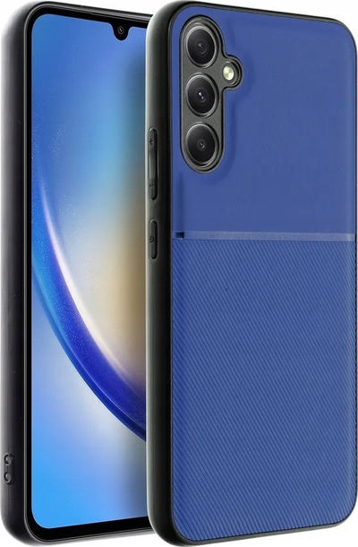Mbulesë telefoni Forcell Noble për Samsung Galaxy A34 5G, e butë, blu