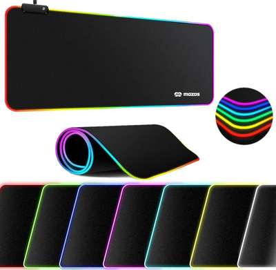 Подлога Mozos Gaming-, XXL, црн