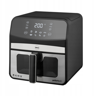 Fritezë ajri Eldom Fritino FR50, 6.5L, panel prekës LED, e zezë