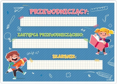 Poster për këshillin e klasës Trio, A4, i plastifikuar, me shum ngjyra