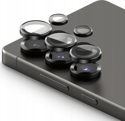 Mbrojtës kamere Ringke Camera Frame Protector për Galaxy S25 Ultra, 2 copë, i zi