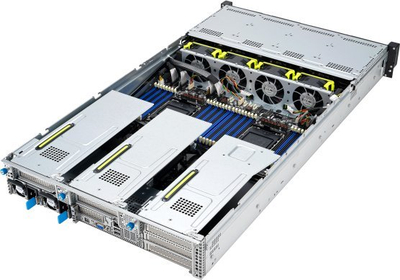 Server rack ASUS RS720-E11-RS12U, Intel C741, 2U, i zi me argjend