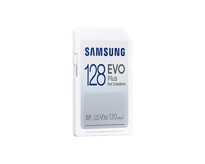 Kartë memorie Samsung EVO Plus, 128GB, SDXC UHS I Class 10