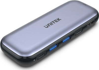 Docking station USB C Unitek D1046A, SSD M.2 NVMe, HDMI 4K 60Hz, gri