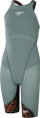 Kostum noti Speedo Fastskin LZR Ignite Kneeskin, për goca, jeshile me të zezë