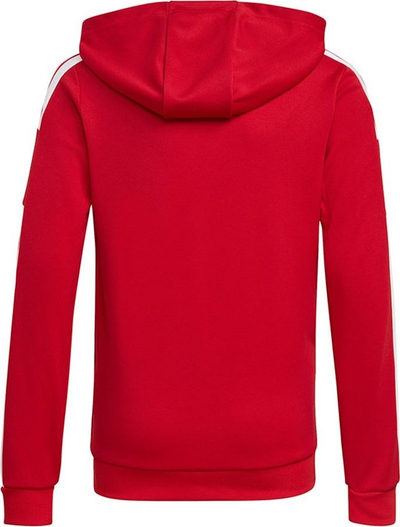 Детска дуксерка со капуљача Адидас Squadra 21 Hoody Youth Jr GP6433, рециклиран полиестер, AEROREADY, црвена