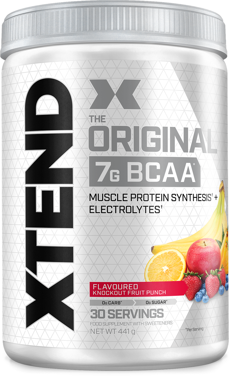 Suplement XTEND® Original BCAA Powder Knockout Fruit Punch, 441g