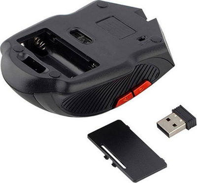 Maus gaming optik wireless, 1600 DPI, USB, argjendtë