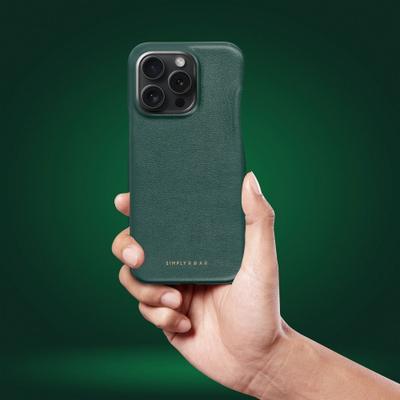 Futrollë Roar Futera Look For për iPhone 14 Pro Max, lëkurë eko, jeshile