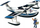 Aeroplan lodër Playmobil Police Seaplane, për fëmijë, shumëngjyrësh