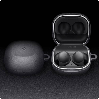 Mbrojtëse Spigen Geo Fit për Samsung Galaxy Buds 2 / Live / Pro, e zezë
