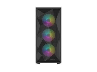 Kasë Genesis DIAXID 605 ARGB, Midi Tower, e zezë
