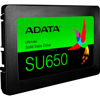 SSD i brendshëm ADATA Ultimate SU650 ASU650SS 2.5", 512GB, SATA, i zi