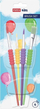 Set furça pikture Easy Brush, 4 copë, shumëngjyrëshe