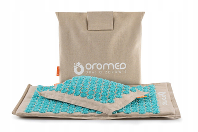 Set tapet akupresure Oromed Oro Health, me jastëk, liri, gri