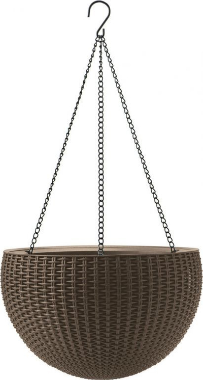 Висечко ќоше Prosperplast Cozy, 8.6L, пластика, кафеава