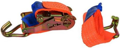 Ленти за прицврстување GEKO ERGO со кука, 2m, 2T, 40mm, портокалова
