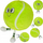 Top lojrash XQMax Emoji Tennis Ball, 23cm, prej gome, shumëngjyrësh