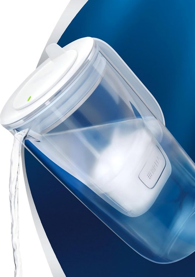 Shishe filtruese uji BRITA Glass Jug Model One, 2.5L, MAXTRA PRO All in 1, blu