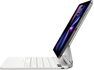 Mbrojtëse me tastierë Baseus Brilliance Series Pro për Apple iPad, 10.9" 2022, e bardhë